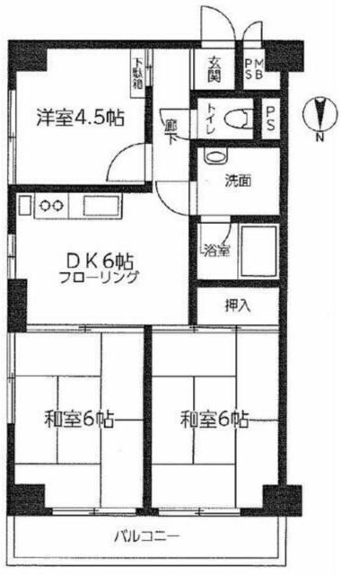 3DK Apartment for Sale in Matsudo, Chiba - 44.51 sqm - Thumbnail 3