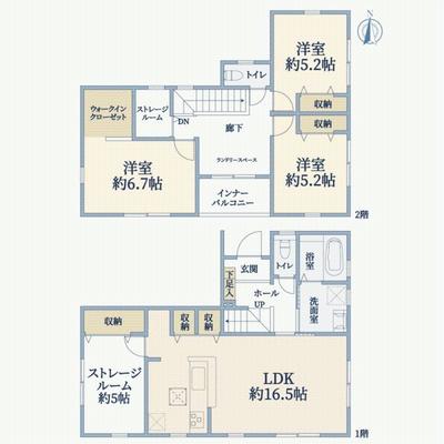 New 3SLDK House in Sendai Miyagino Ward, Completion Feb 2026 — Image 44, Miyagino, Miyagi