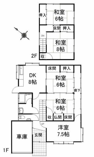[Real Estate Japan] Property details: Property information for Junicho, Himi City, Toyama Prefecture: Used detached house — Image 4, Himi, Toyama