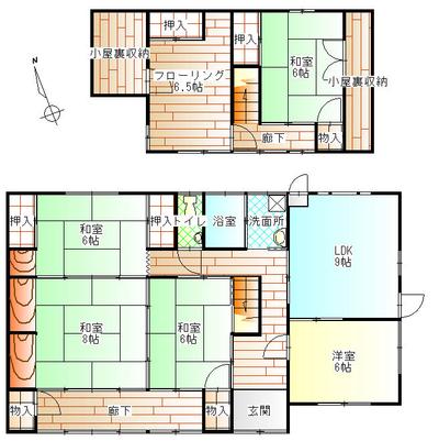 [Real Estate Japan] Property details: Property information for Nakajima-nishi/Takano Station, Nagi-cho, Katsuta-gun, Okayama Prefecture: Used detached house — Image 3, Nagi, Okayama
