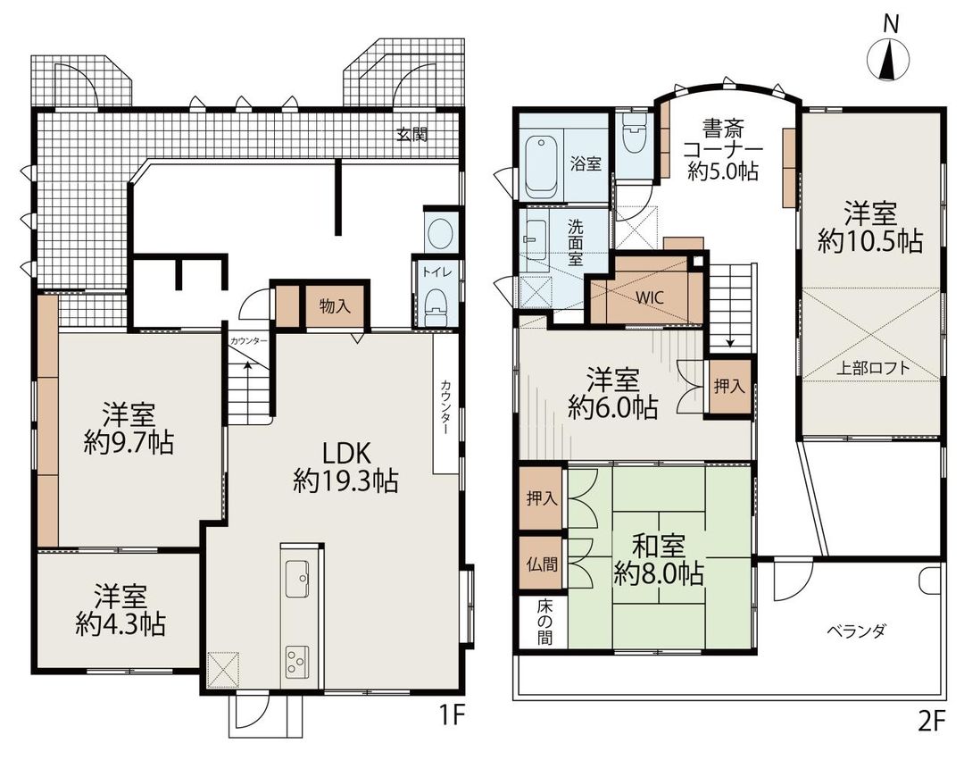 5LDK Detached House for Sale in Saitama City, Saitama - Thumbnail 4
