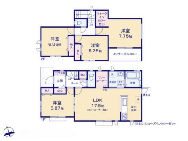New 4LDK House in Fukuoka's Miwadai, Higashi Ward - Thumbnail 2