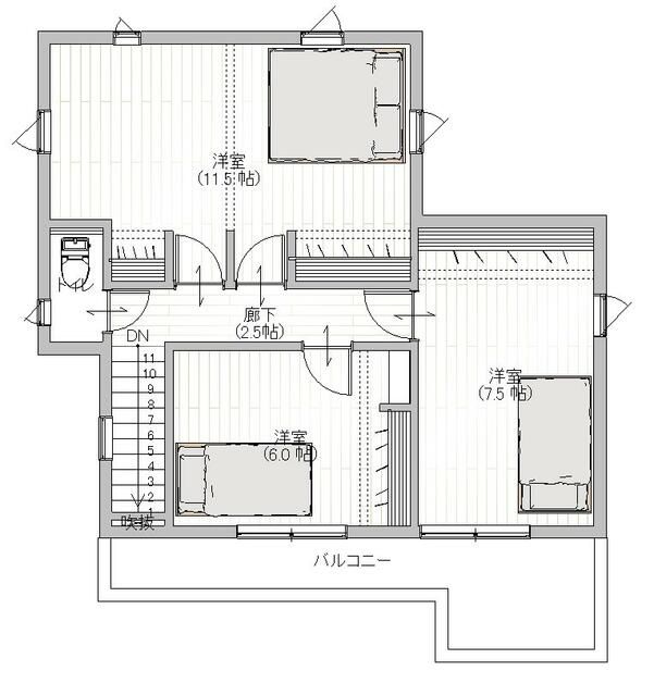 New 2024 3LDK House in Kitakyushu with Parking for 3 Cars - Thumbnail 4