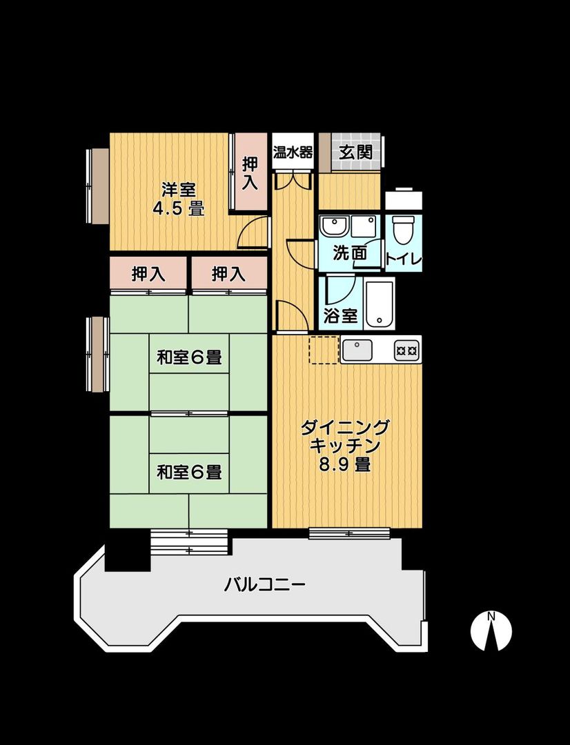 3DK Apartment for Sale near Gobashi Station, Sendai - Thumbnail 2