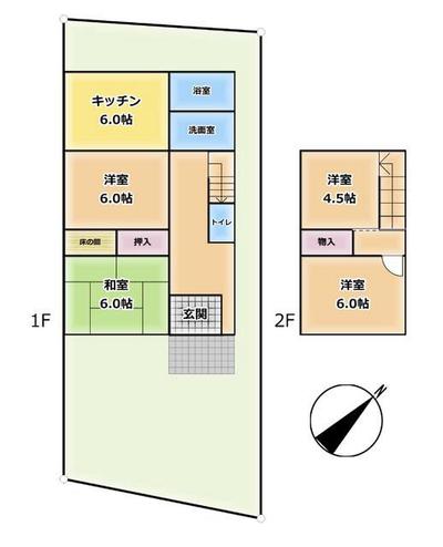 Spacious 4K Terrace House in Kani City, Near Nishi-Kani Station — Image 3, Kani, Gifu