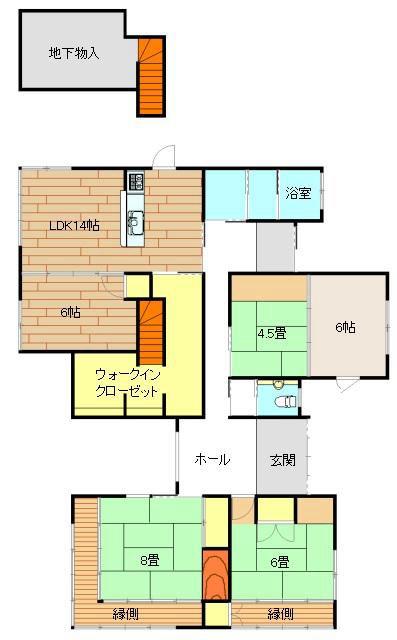 [Real Estate Japan] Property details: Property information for Higashiueno, Tsubakihigashiueno, Hagi City, Yamaguchi Prefecture/Higashihagi Station: Used detached house — Image 4, Hagi, Yamaguchi