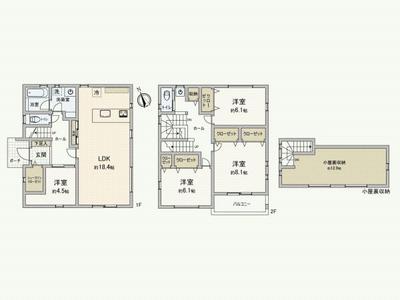 New 4SLDK House in Nagareyama, Chiba - 3 Min Walk to Edogawadai Station — Image 44, Nagareyama, Chiba