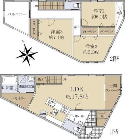 New 3LDK House for Sale in Higashino, Hiroshima - 2025 Build — Image 11, Asaminami, Hiroshima