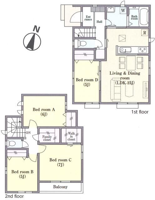Newly Built 4LDK House for Sale in Matsudo, Chiba - Thumbnail 3