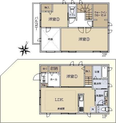 3LDK House for Sale in Ebina, Kanagawa | Built 2015 — Image 44, Ebina, Kanagawa