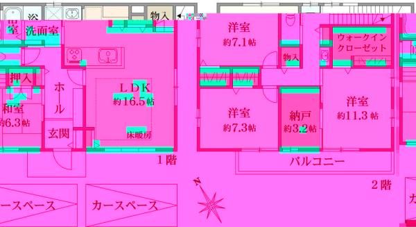 2016-Built 4SLDK House on Corner Lot in Kashiwa, Chiba - Image 44