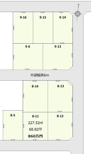 Building Land for Sale in Ryugasaki, Ibaraki - 227.52 sqm - Main Image