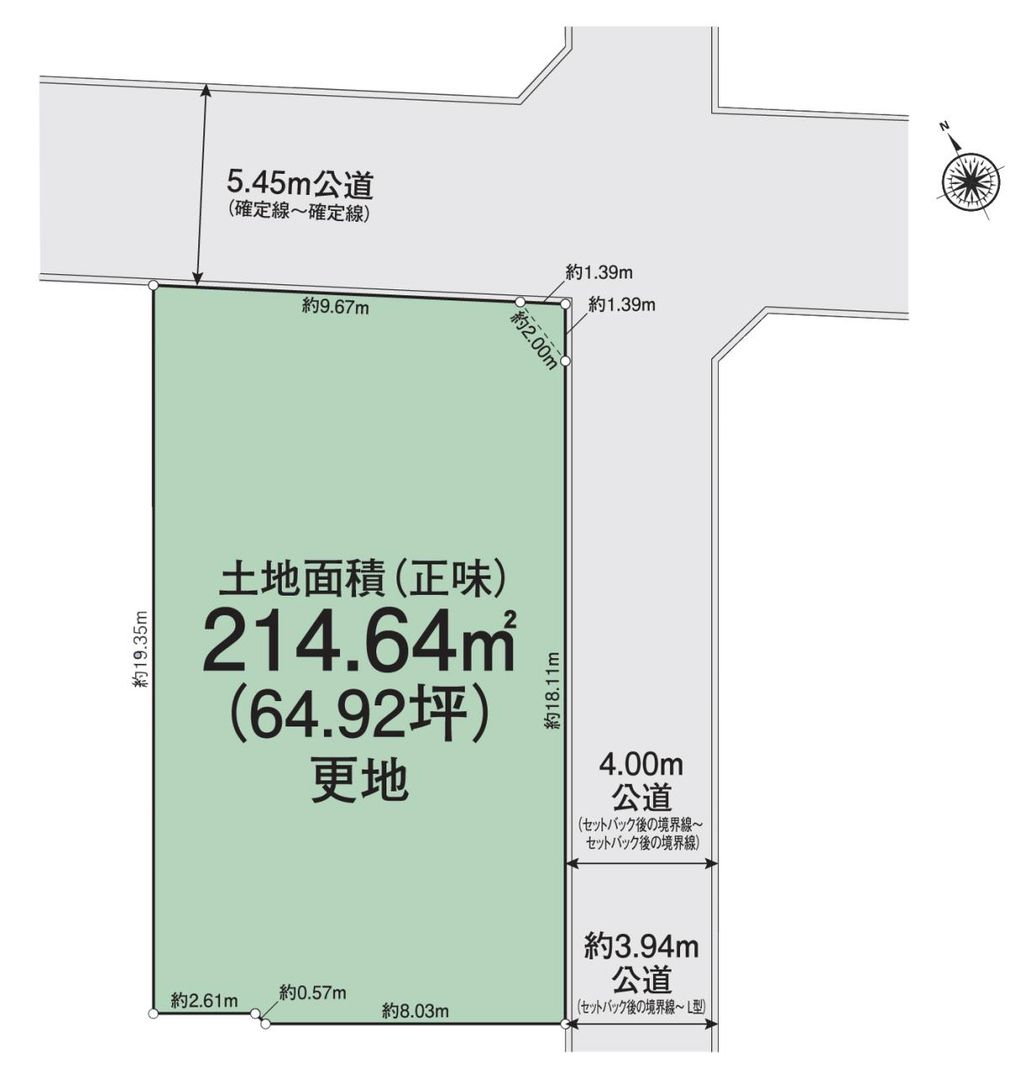 214.64 sqm Corner Land Plot for Sale in Kichijoji, Musashino - Thumbnail 4