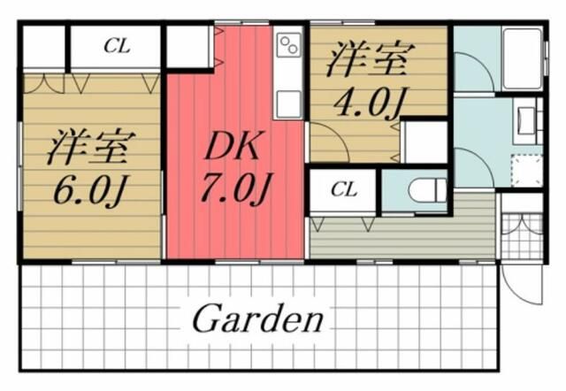 Detached 2DK House for Rent in Wakaba Ward, Chiba City - Thumbnail 3