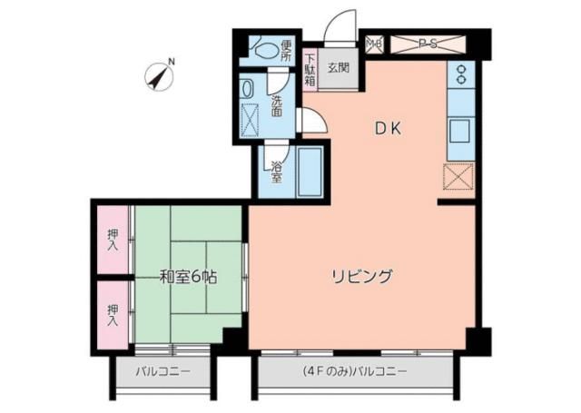 1LDK Apartment for Sale in Warabi, Saitama - 54.03 sqm - Thumbnail 2