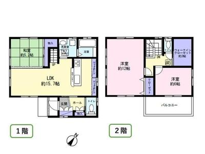 3LDK Used House for Sale in Higashi Ward, Niigata City — Floorplan, Higashi, Niigata