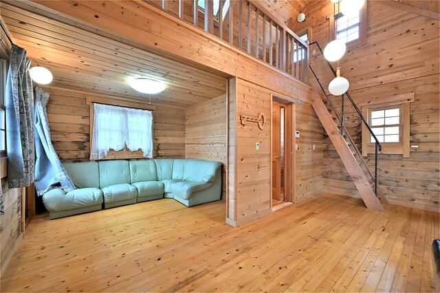 Log House with Wood Deck & Views in Agatsuma, Niigata - Thumbnail 3