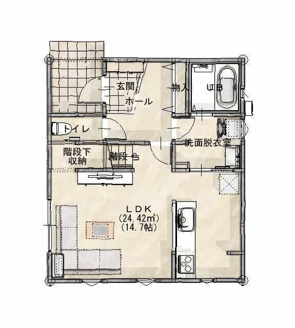 New 2025 3LDK House in Quiet Hitachi, Ibaraki | 2 Car Parking - Thumbnail 4