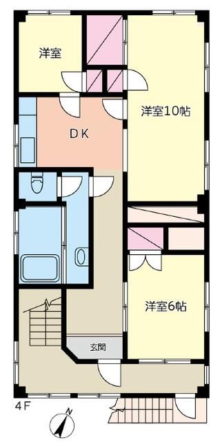 3DK Apartment for Rent in Ishikawacho, Yokohama - Thumbnail 2