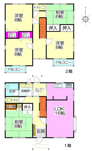 5SLDK House for Sale in Wakamatsu, Kitakyushu - 134.46 sqm — Image 44, Wakamatsu, Fukuoka