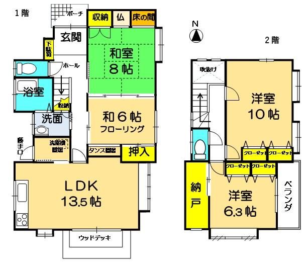 4LDK Detached House for Sale in Nabari, Mie - 120.25㎡ - Thumbnail 4