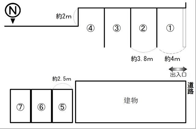 Parking Space for Rent in Central Ueda, Nagano - Thumbnail 4