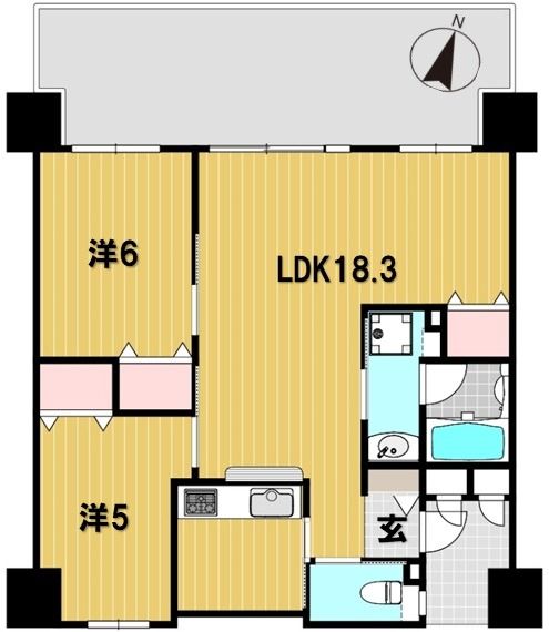 New 2LDK Apartment for Sale in Urasoe, Okinawa - Thumbnail 2