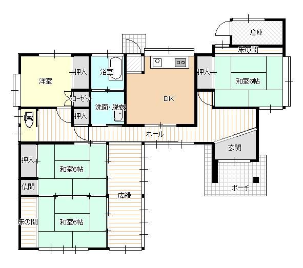 4DK Family House with Parking in Yamaguchi City - Thumbnail 2
