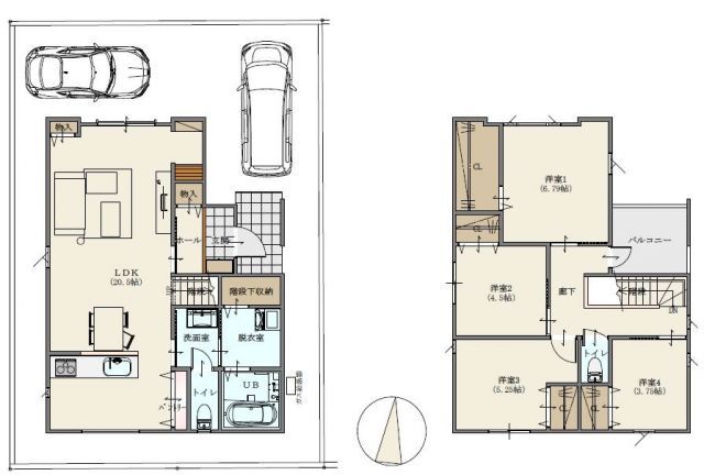 New 4LDK House in Tosu, Saga | 2026 Build with 2 Parking Spaces - Thumbnail 2
