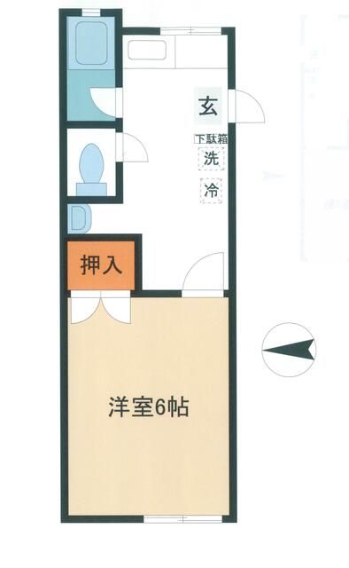 1K Apartment for Rent in Tama City, Tokyo - 23.14 sqm - Thumbnail 3
