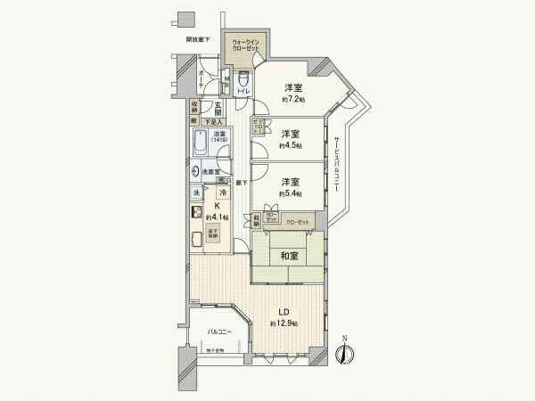 4LDK Apartment for Sale in Kunitachi, Tokyo - Thumbnail 4