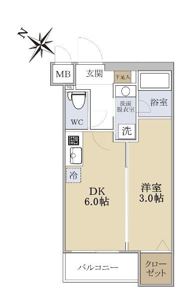 Alco Valoreno Shin-Itabashi 1DK Apartment for Sale in Itabashi - Thumbnail 4