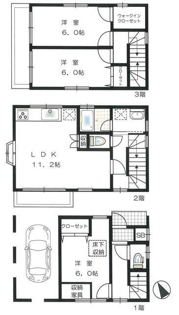 3LDK Detached House for Sale in Ichikawa, Chiba | 79.21㎡ — Image 44, Ichigawa, Chiba