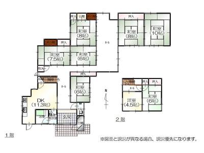 8DK House on 595 sqm Land in Komatsu, Ishikawa for 3 Million Yen — Image 44, Komatsu, Ishikawa