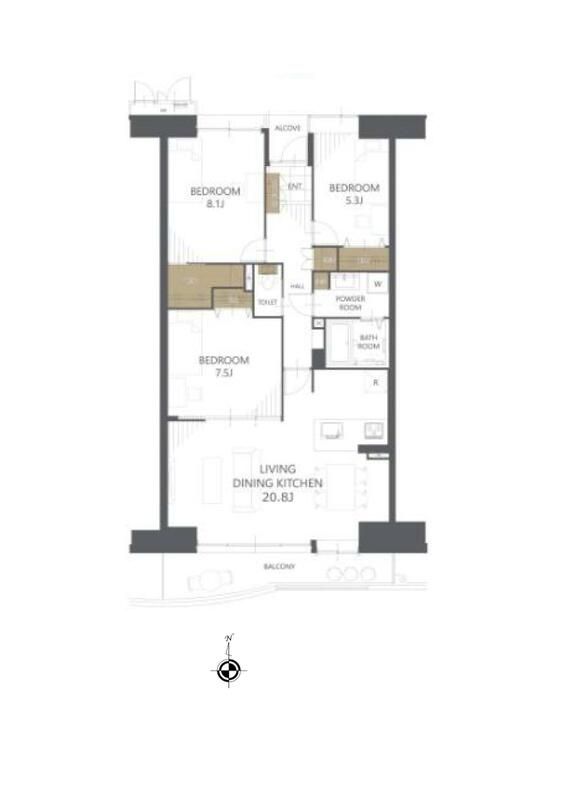 3LDK 90m² Condominium for Sale in Narashino, Chiba - Thumbnail 2