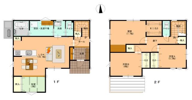 New 4SLDK House for Sale in Sakai City, Fukui Prefecture - Thumbnail 2