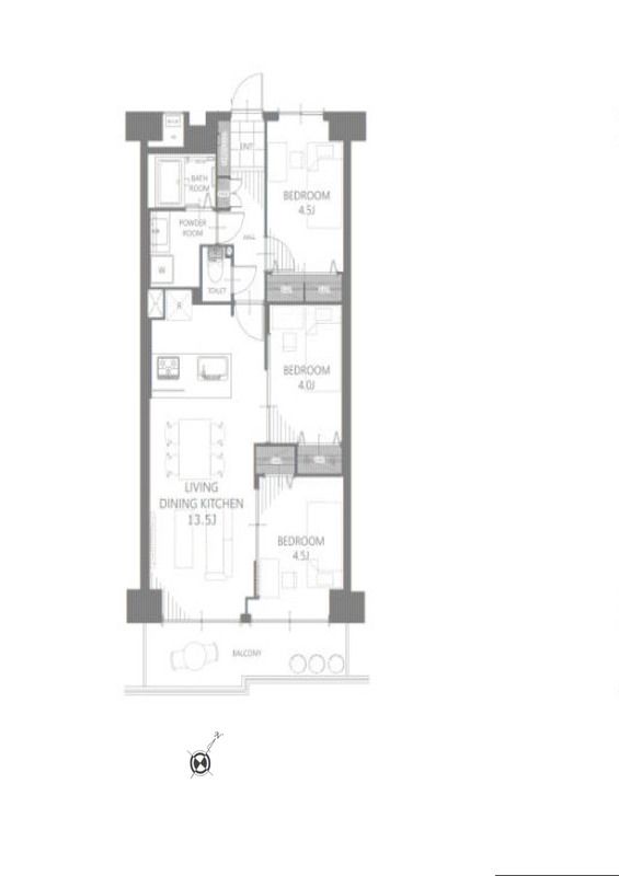 3LDK Apartment for Sale in Green Park Shiki, Saitama - Thumbnail 2