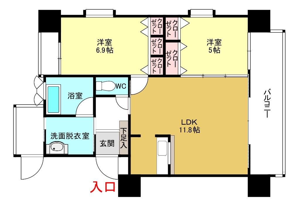 2LDK Apartment for Sale in Fukui City, Fukui Prefecture - Thumbnail 2