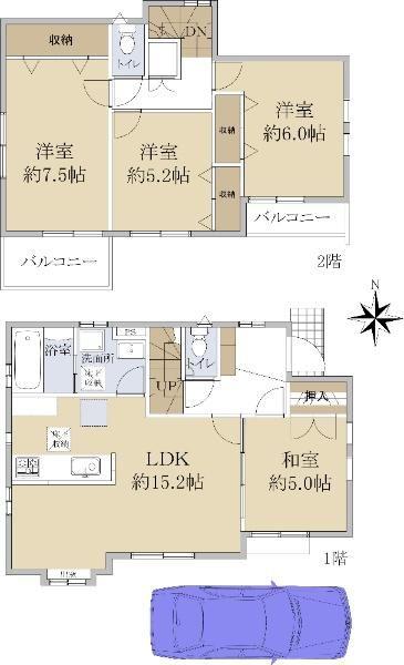 4LDK Detached House for Sale in Higashiyamato, Tokyo — Image 44, Higashiyamato, Tokyo