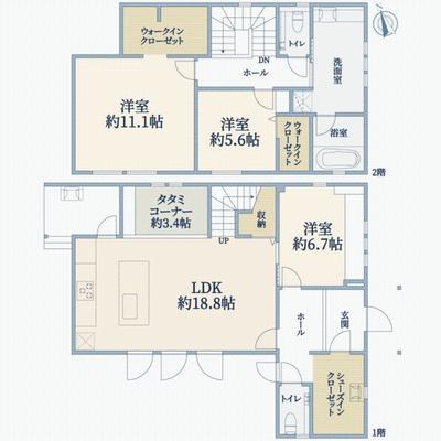 2017 Built 3SLDK House in Sendai's Nana Iro no Sato | 129 sqm — Image 44, Wakabayashi, Miyagi