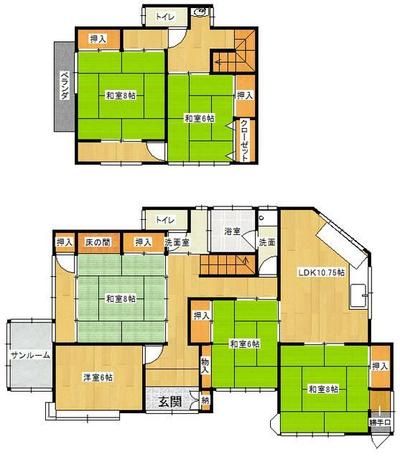 6LDK House on 440sqm Land in Kitakyushu's Moji Ward — Image 44, Moji, Fukuoka