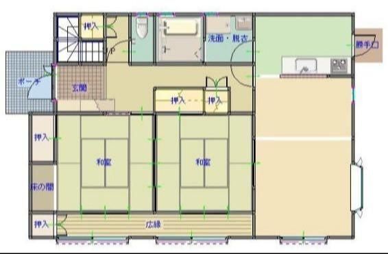 5LDK Detached House on Large Plot in Yamaguchi Countryside - Thumbnail 3