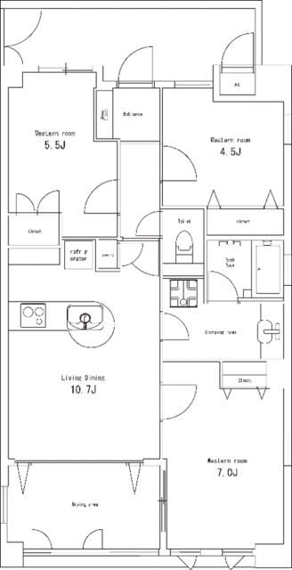 3LDK Apartment for Sale in Edogawa, Tokyo - 2019 Build - Thumbnail 2