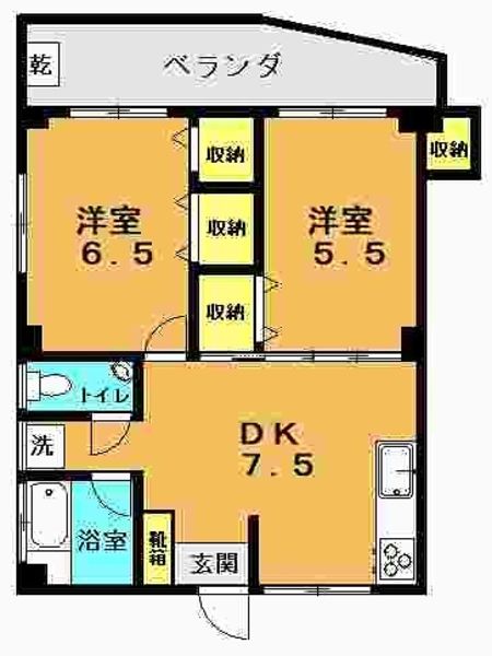 Rent 2DK Apartment in Ginowan, Okinawa - Residence MAEHARA - Thumbnail 2