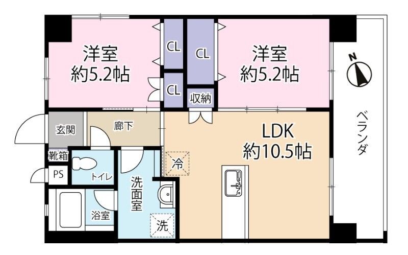 New 2LDK Apartment for Rent in Nishihara, Okinawa - Thumbnail 3