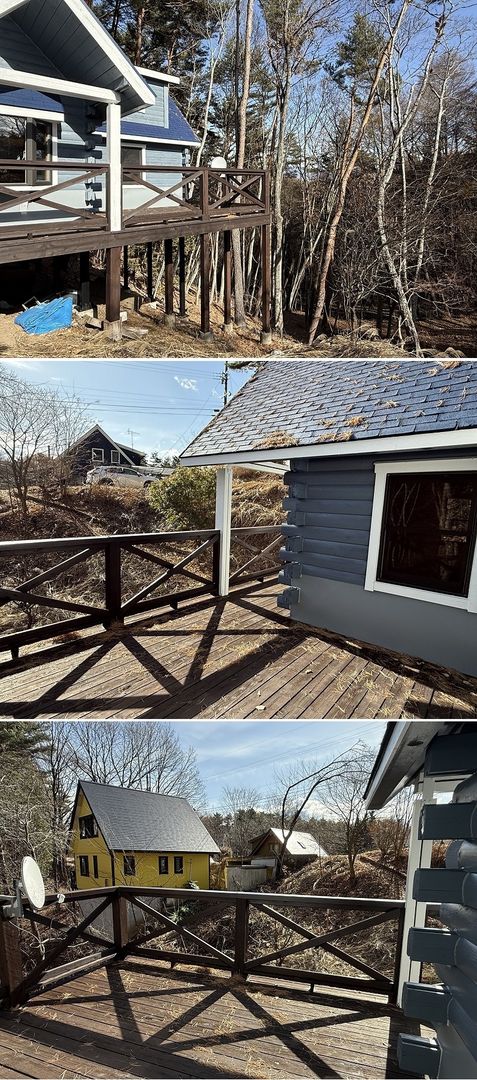 Renovated Sky Blue Log House in Nagano's Scholar Village - Thumbnail 3