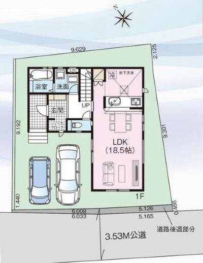 ?A spacious home with 2 balconies and 3 well-lit LDK! [Kadena-cho Kadena, limited to 1 house, newly built detached house] For real estate and renovation, contact Hokama Housing♪ Kadena-cho Kadena detached house for sale (walk-in closet, system kitchen, intercom with monitor, 3LDK, 37.9 million yen) | Okinawa property information [Go Home] No. 827-713 — Image 1, Kadena, Okinawa