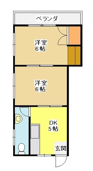 2K Apartment for Rent in Shikina, Naha City - 48,000 JPY - Thumbnail 3