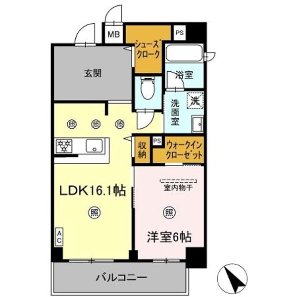 New 1LDK Apartment for Rent in Naha, Okinawa with Free Internet - Thumbnail 3