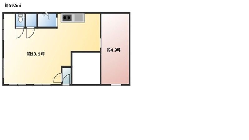 1R Apartment for Rent in Miyazato, Okinawa City | 47.5 sqm - Main Image